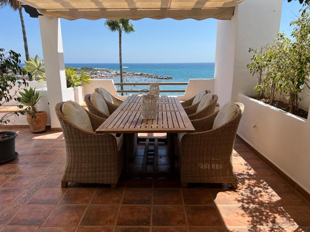 Playa Cristo Amazing Beach Terrace Appartment Estepona Buitenkant foto