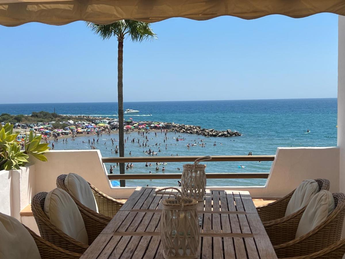 Playa Cristo Amazing Beach Terrace Appartment Estepona Buitenkant foto
