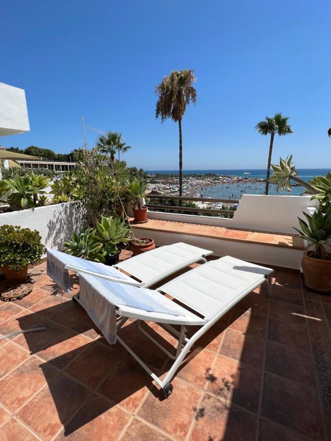 Playa Cristo Amazing Beach Terrace Appartment Estepona Buitenkant foto
